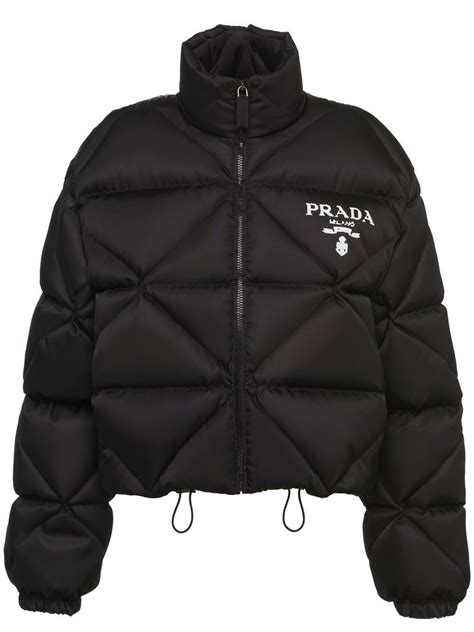 prada 1/4 zip jacket|Prada puffer jackets.